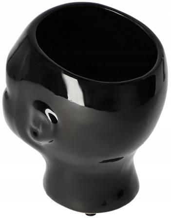 doniczka donica osłonka ceramiczna głowa ø12,5 cm