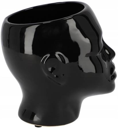 doniczka donica osłonka ceramiczna głowa ø12,5 cm