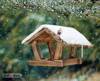karmnik ptaków budka domek dom drewniany łuski
